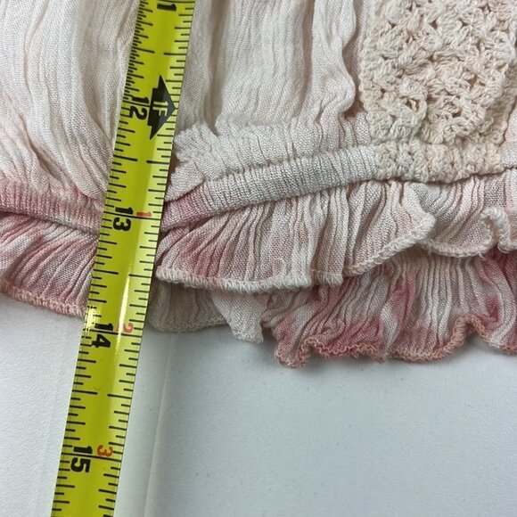 NWT Kiwi & Punch Pink Tie Dye Peasant Girl Short Sleeve Top - Picture 10 of 12